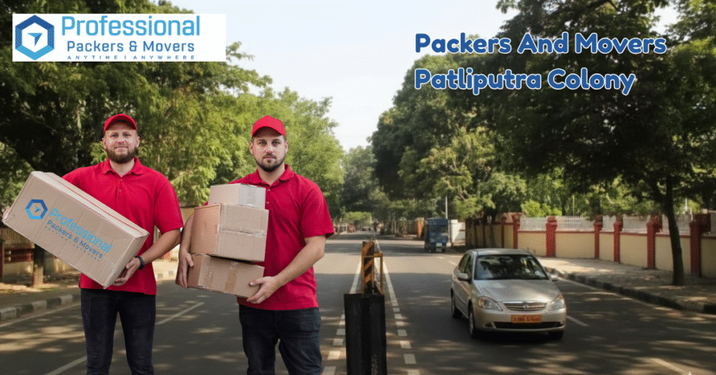 Professional packers and movers Patliputra Colony carrying furniture and boxes
